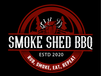 Smoke Shed BBQ logo design by IanGAB