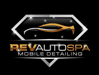 REV Auto Spa logo design by MarkindDesign