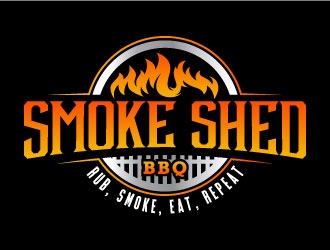 Smoke Shed BBQ logo design by daywalker