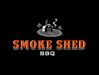 Smoke Shed BBQ logo design by AamirKhan