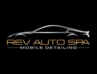 REV Auto Spa logo design by SteveQ