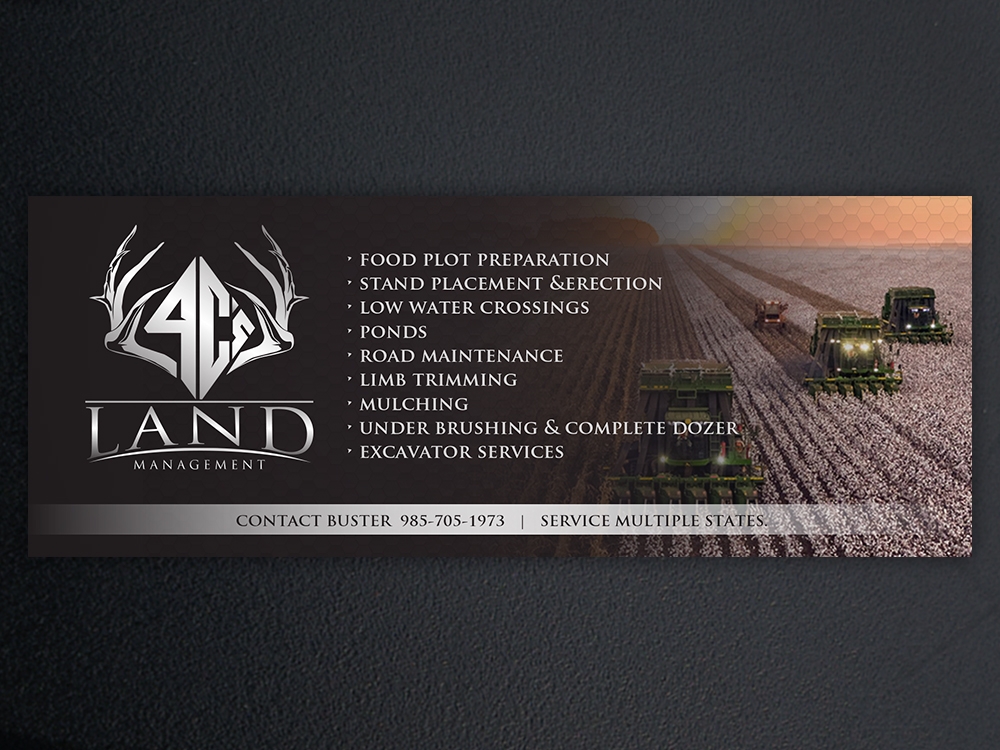 4 Cs Land Management logo design by KHAI