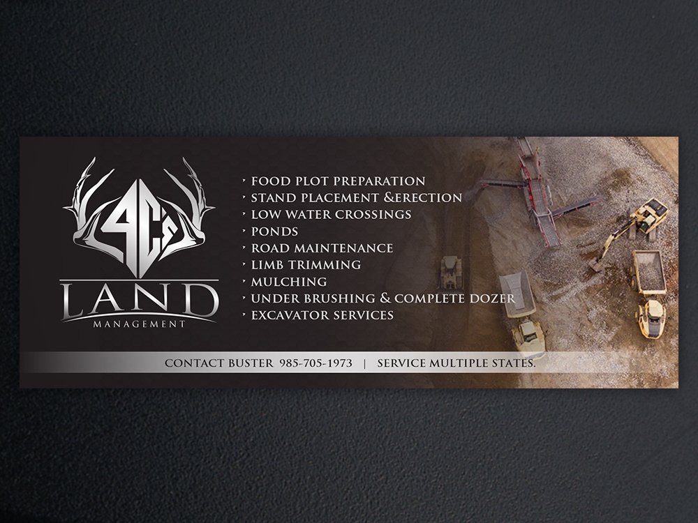 4 Cs Land Management logo design by KHAI