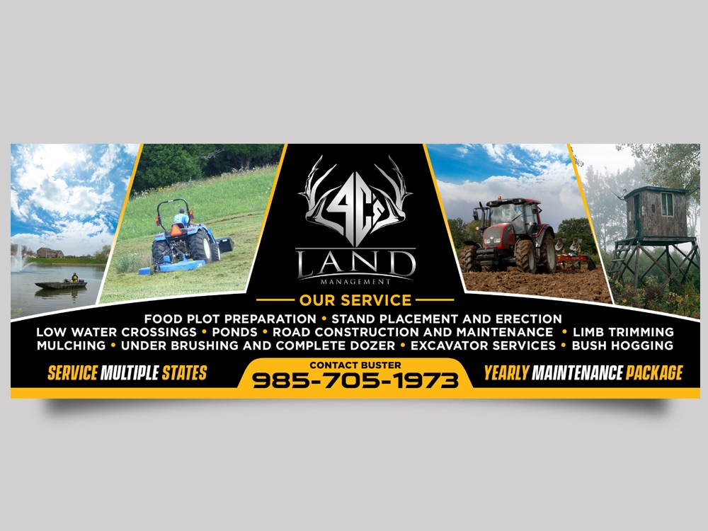 4 Cs Land Management logo design by Realistis