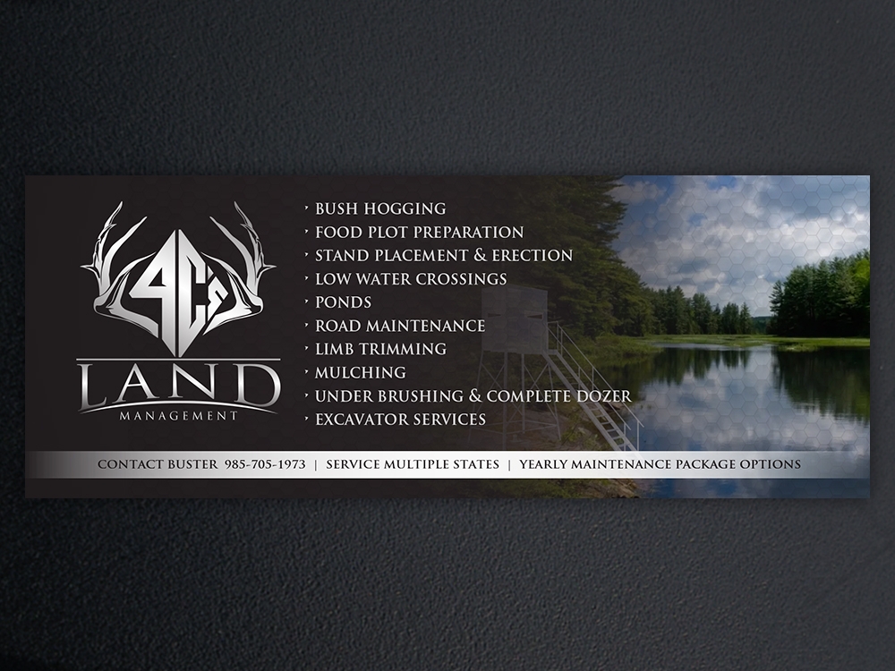 4 Cs Land Management logo design by KHAI