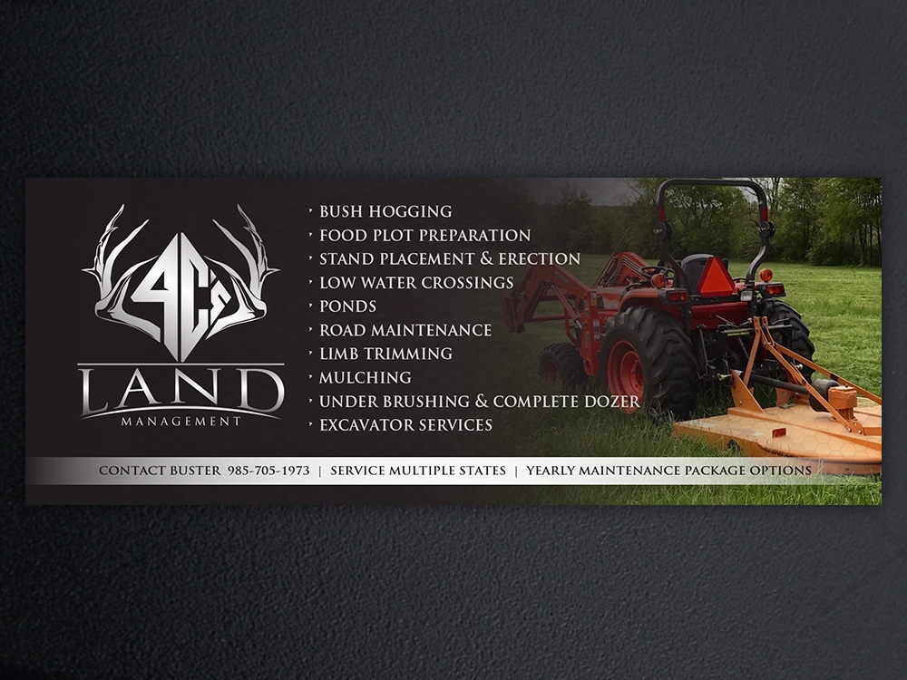 4 Cs Land Management logo design by KHAI