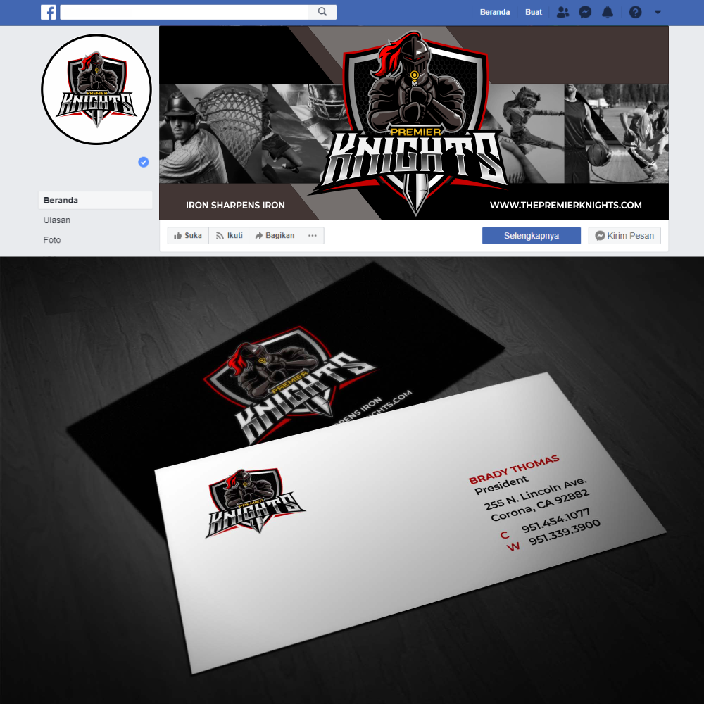 Premier Athletics Sports Academy AKA Premier Knights logo design by onix