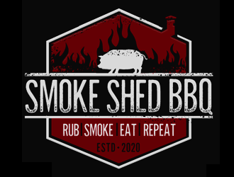 Smoke Shed BBQ logo design by megalogos