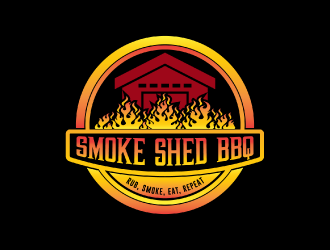 Smoke Shed BBQ logo design by nona