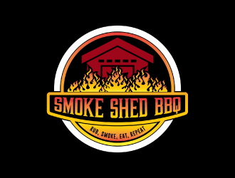 Smoke Shed BBQ logo design by nona