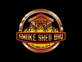 Smoke Shed BBQ logo design by nona