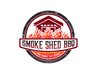 Smoke Shed BBQ logo design by nona