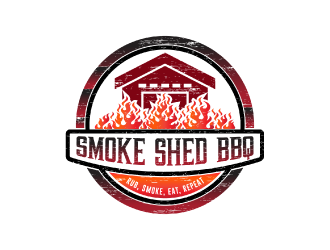 Smoke Shed BBQ logo design by nona