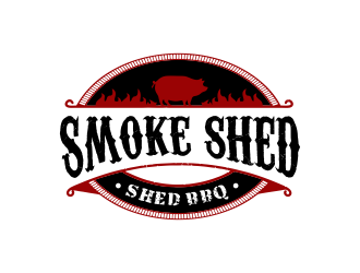 Smoke Shed BBQ logo design by akhi