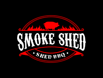 Smoke Shed BBQ logo design by akhi