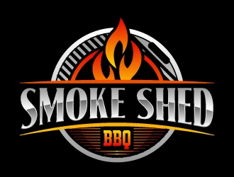 Smoke Shed BBQ logo design by LogOExperT