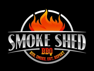 Smoke Shed BBQ logo design by LogOExperT