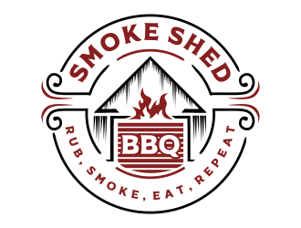 Smoke Shed BBQ logo design by semar