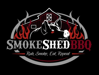 Smoke Shed BBQ logo design by aRBy