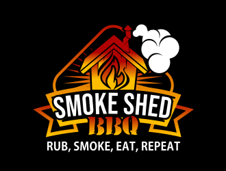 Smoke Shed BBQ logo design by serprimero