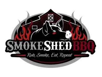 Smoke Shed BBQ logo design by aRBy