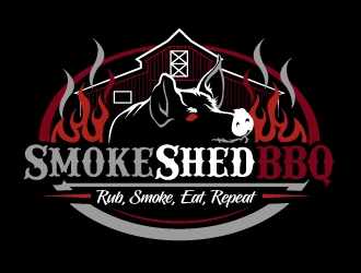 Smoke Shed BBQ logo design by aRBy