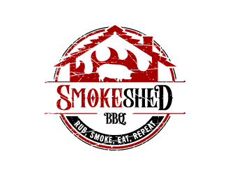 Smoke Shed BBQ logo design by torresace