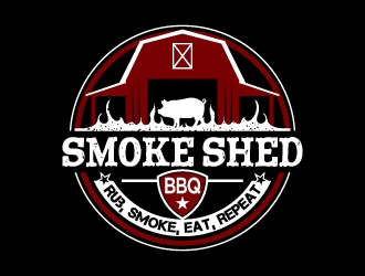 Smoke Shed BBQ logo design by iamjason