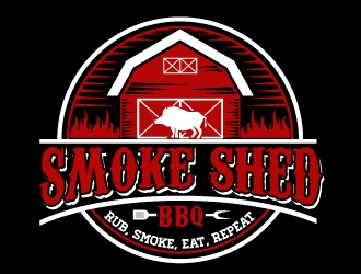 Smoke Shed BBQ logo design by J0s3Ph