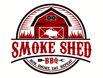 Smoke Shed BBQ logo design by J0s3Ph