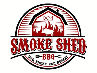 Smoke Shed BBQ logo design by J0s3Ph