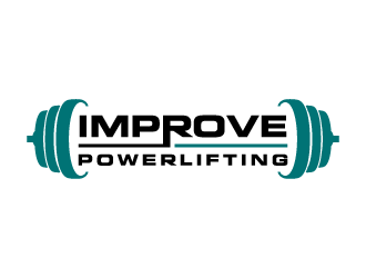 Improve Powerlifting logo design by akilis13