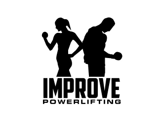 Improve Powerlifting logo design by AamirKhan