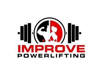 Improve Powerlifting logo design by AamirKhan