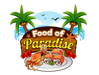 Food of Paradise logo design by DreamLogoDesign