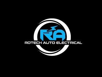 Rotech Auto Electrical logo design by aryamaity