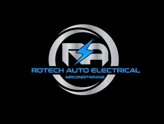 Rotech Auto Electrical logo design by aryamaity