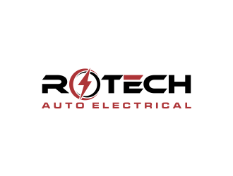 Rotech Auto Electrical logo design by oke2angconcept