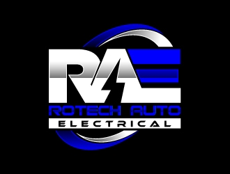 Rotech Auto Electrical logo design by usashi