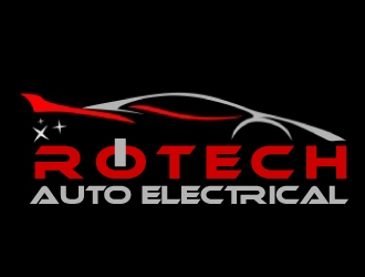 Rotech Auto Electrical logo design by AamirKhan