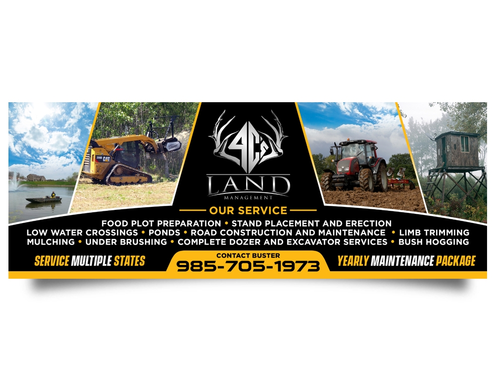 4 Cs Land Management logo design by Realistis