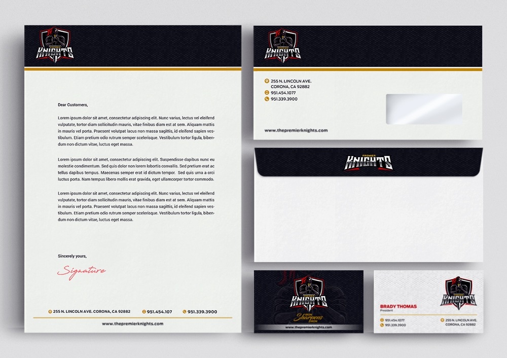 Premier Athletics Sports Academy AKA Premier Knights logo design by KHAI