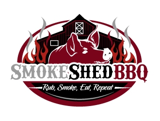 Smoke Shed BBQ logo design by aRBy