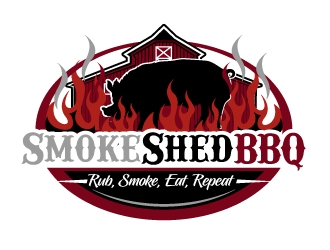 Smoke Shed BBQ logo design by aRBy