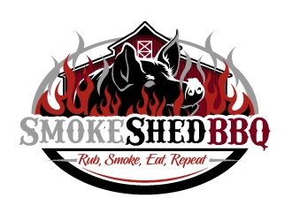 Smoke Shed BBQ logo design by aRBy