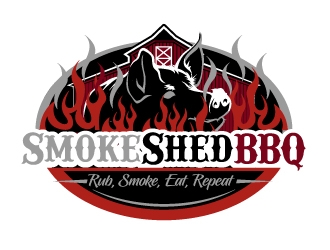 Smoke Shed BBQ logo design by aRBy