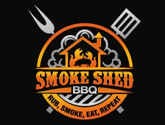 Smoke Shed BBQ logo design by PMG