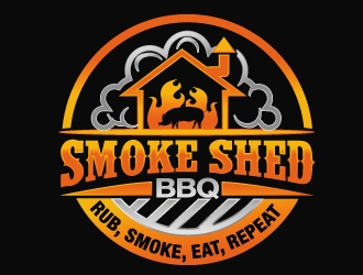 Smoke Shed BBQ logo design by PMG