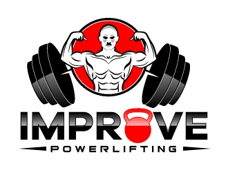 Improve Powerlifting logo design by KDesigns