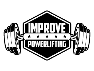 Improve Powerlifting logo design by Kirito